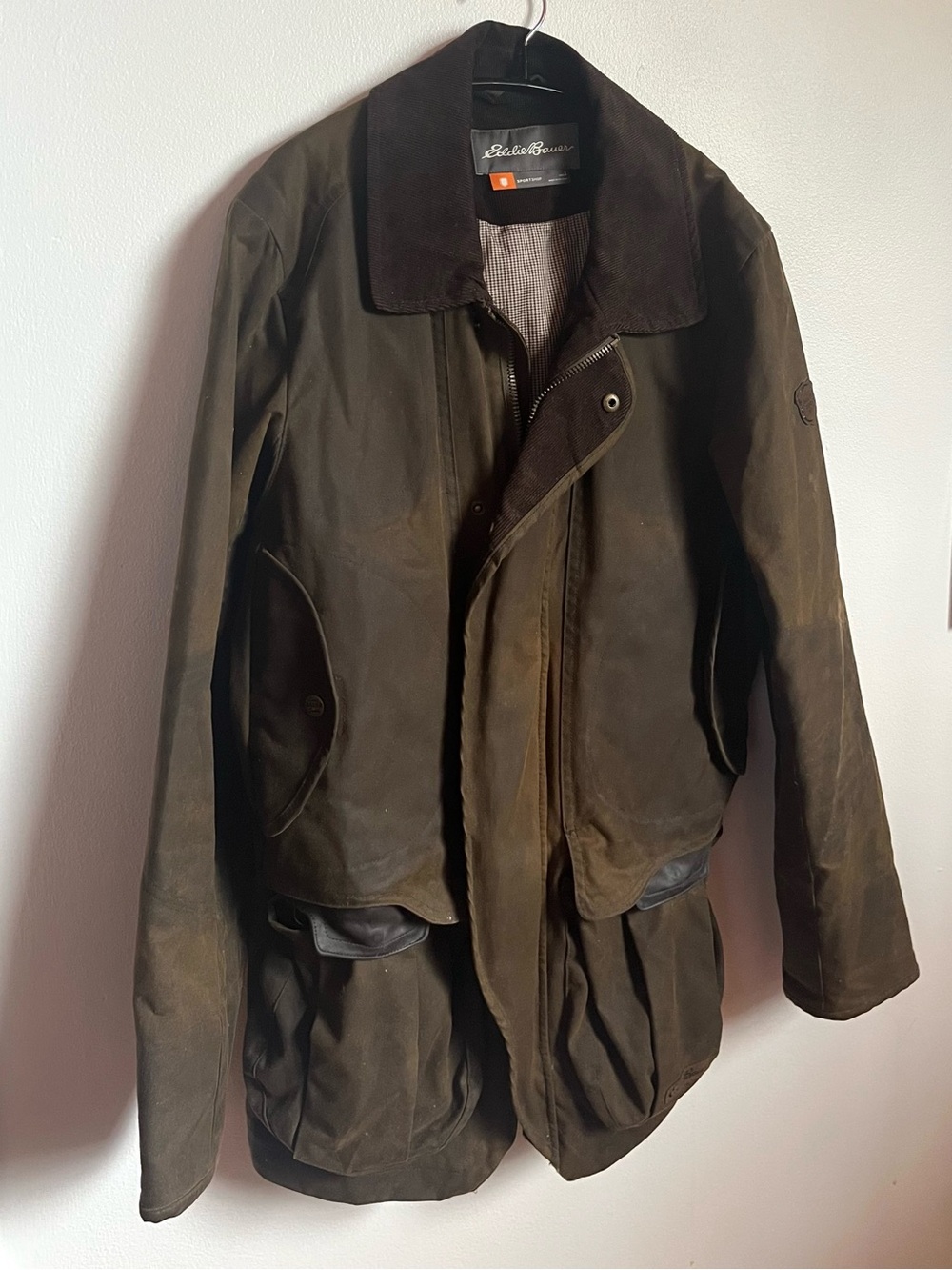 Men's Olive Waxed Cotton Field Jacket